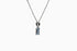 Ameya अमेय | Blauer Topas | Halskette | Silber | Rhodiniert